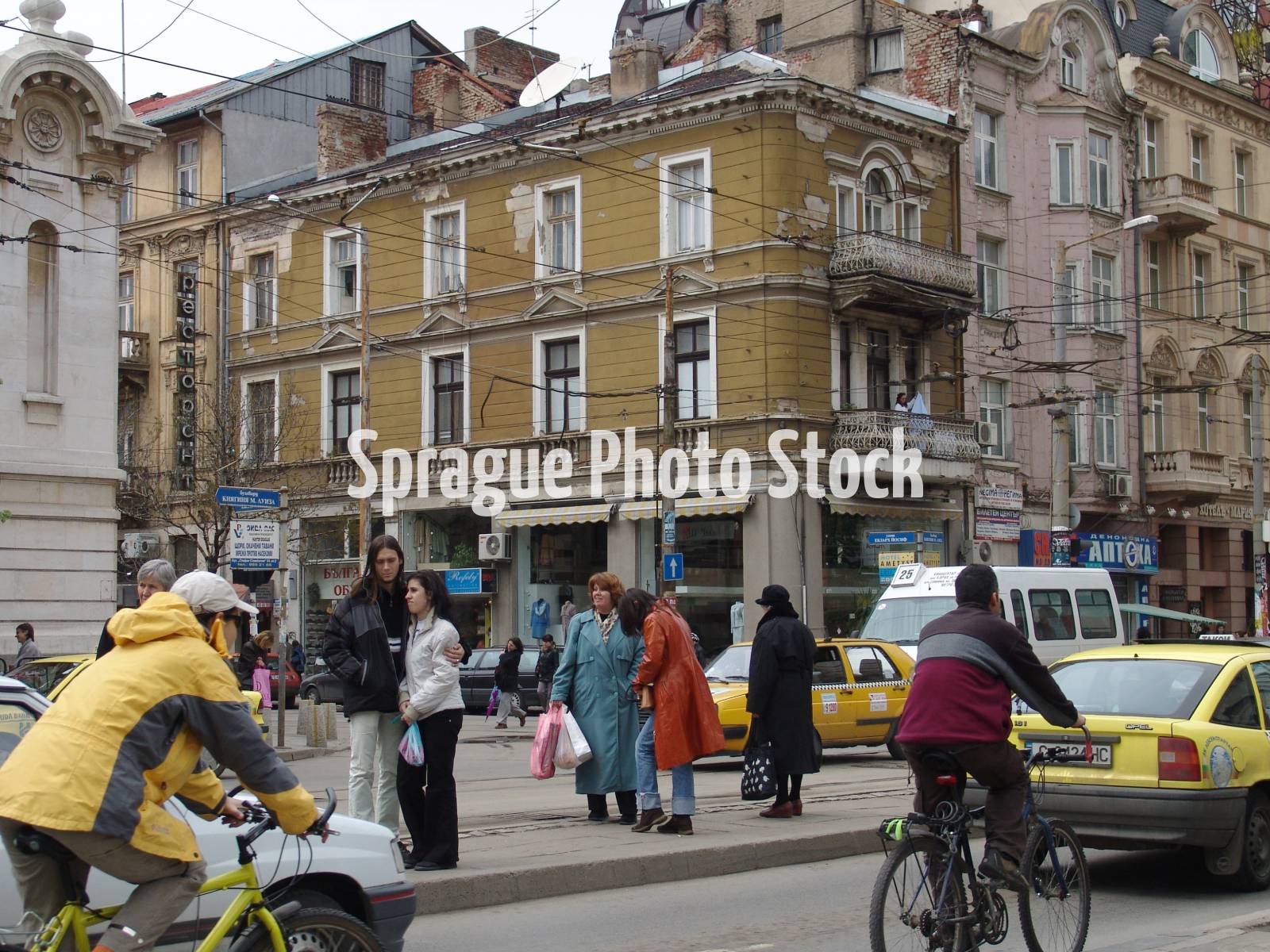 Street scene, Sofia. Bulgaria.